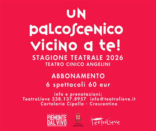 "Un palcoscenico vicino a te!" presentata ufficialmente la stagione teatrale 2026 del Teatro Angelini.