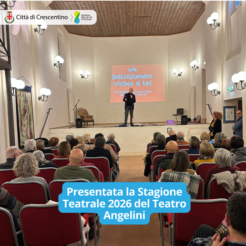 "Un palcoscenico vicino a te!" presentata ufficialmente la stagione teatrale 2026 del Teatro Angelini.
