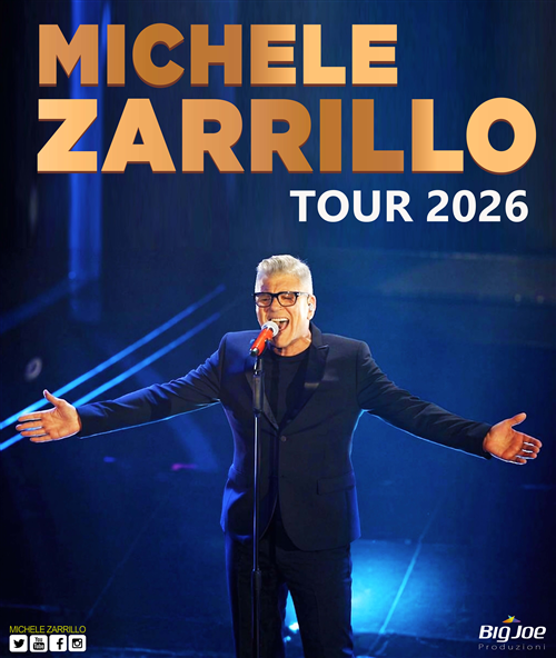 MICHELE ZARRILLO IN CONCERTO A CRESCENTINO SABATO 6 GIUGNO alle 21:15 in piazza Garibaldi

