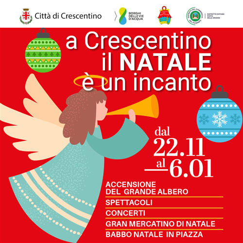 Crescentino accende la magia del Natale!