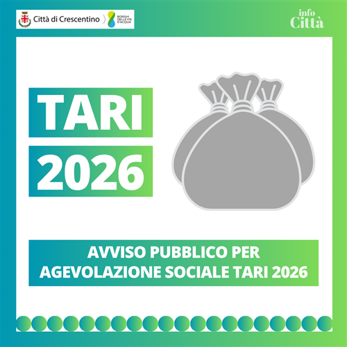 Agevolazione Sociale TARI 2026: aperti i termini per la presentazione delle domande