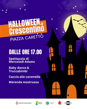 Halloween a Crescentino: un pomeriggio da brivido in piazza Caretto