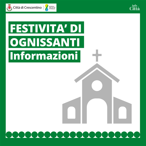 Cimiteri - Disposizioni per le ricorrenze di Tutti i Santi.